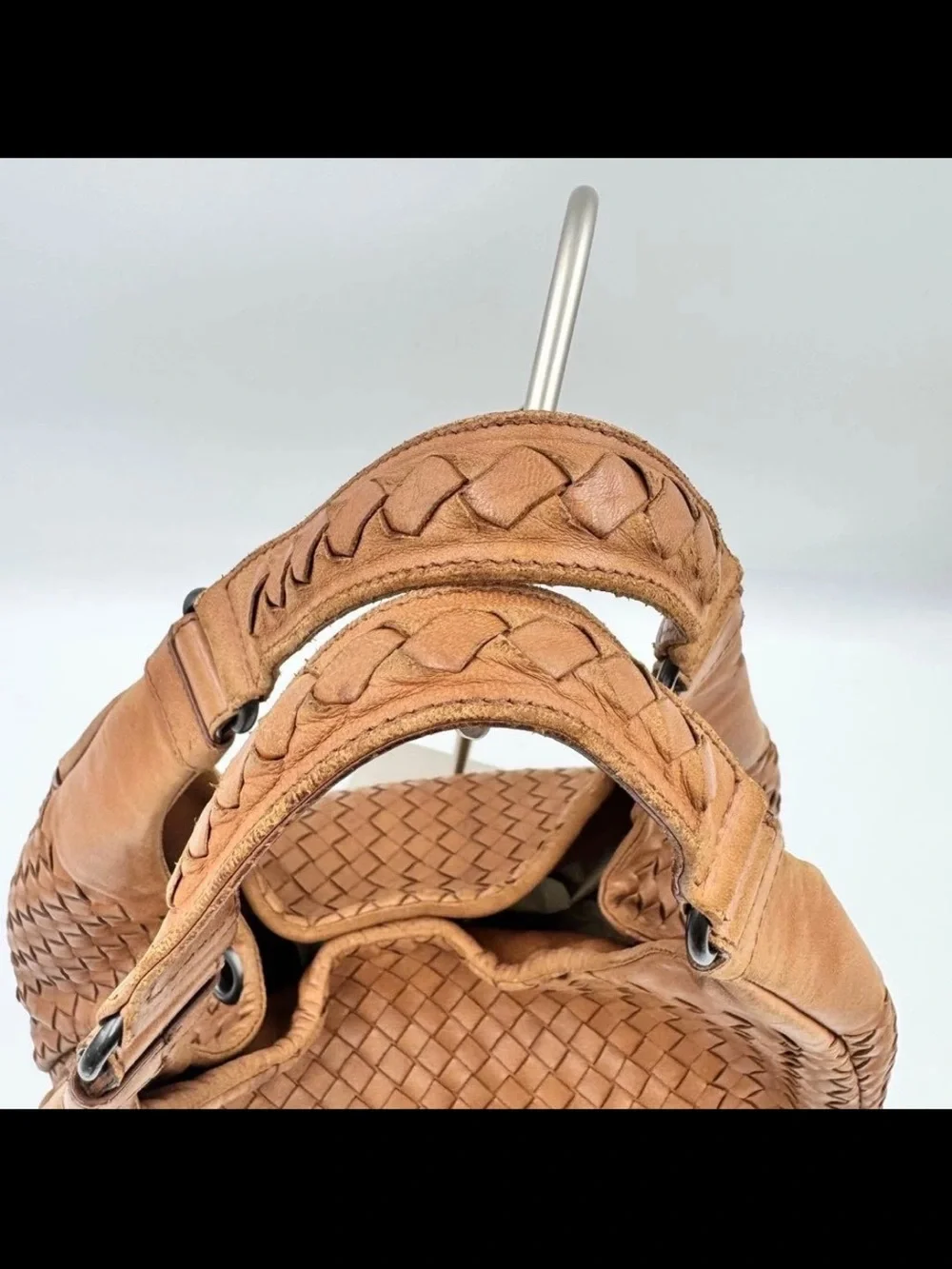 Bottega Veneta Tan Woven Intrecciato Leather Hobo